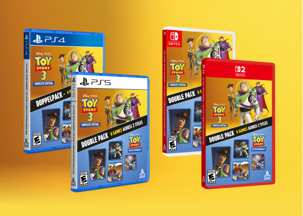Toy Story: Retro Roundup! + Toy Story 3 Complete Edition (Double Pack) — edición física para Switch